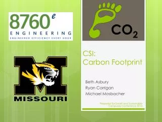 CSI: Carbon Footprint