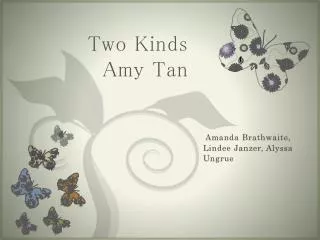 Two Kinds Amy Tan