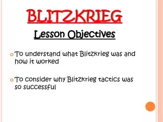 blitzkrieg
