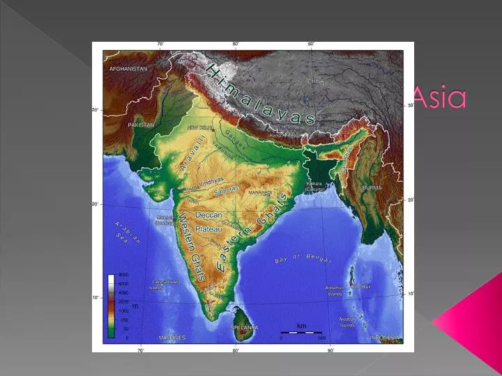 physical south asia
