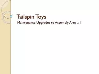 Tailspin Toys