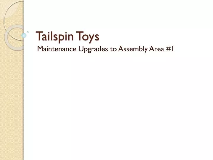 tailspin toys