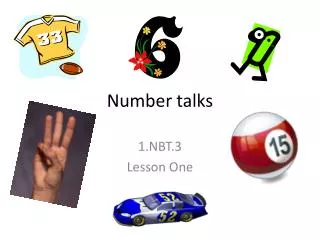 Number talks