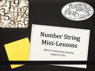 Number String Mini-Lessons