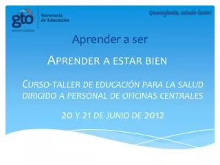 aprender a ser