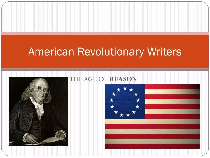 american revolutionary writers