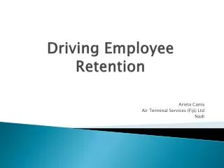 Driving Employee Retention