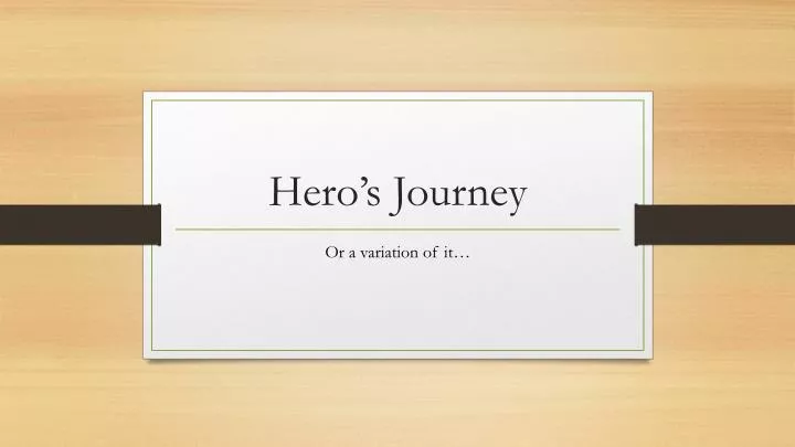 hero s journey