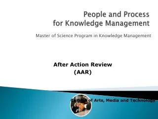 People and Process for Knowledge Management