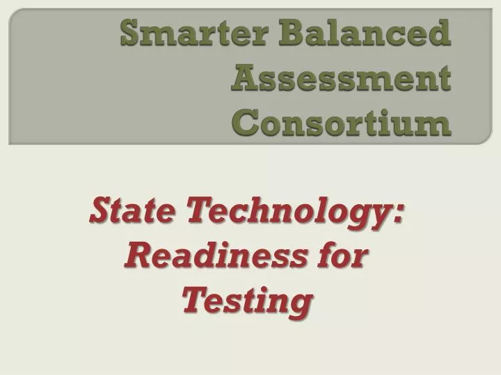 smarter balanced assessment consortium