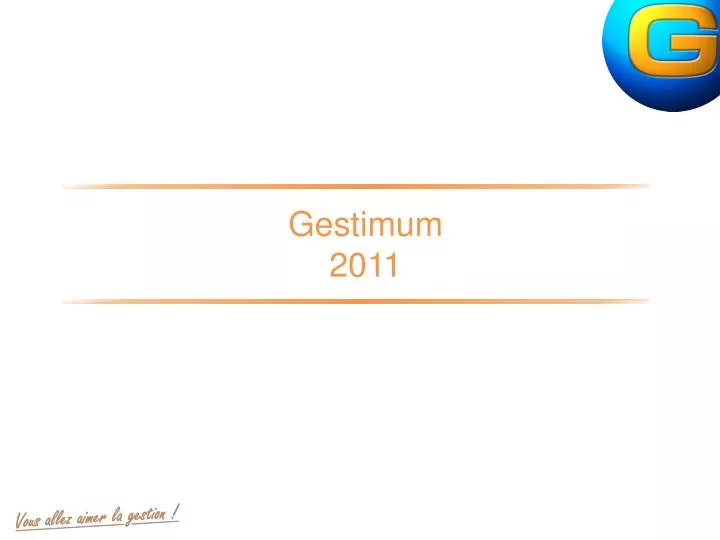 gestimum 2011