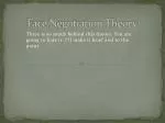 Face Negotiation Theory - slide 1