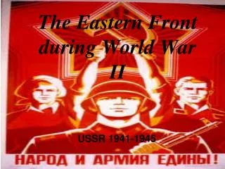 The Eastern Front during World War II