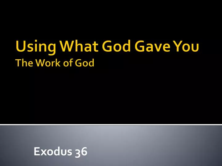 exodus 36