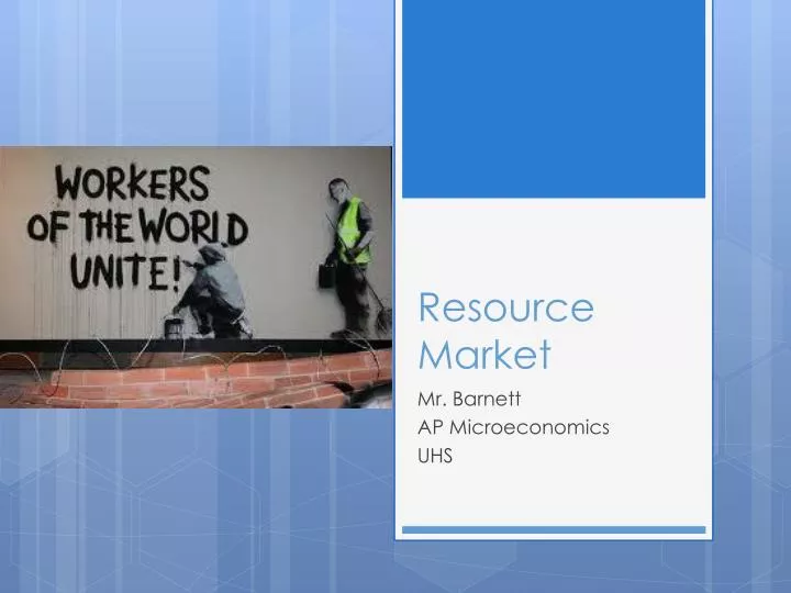 resource market