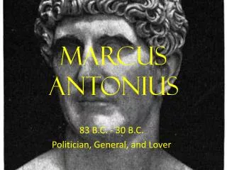 Marcus antoniUs