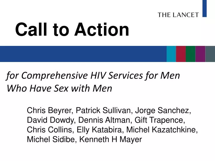 for comprehensive hiv services for men who have sex with men