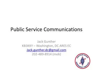 Public Service Communications