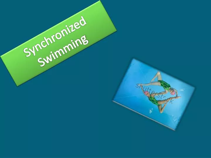 synchronized swimming