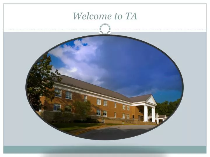 welcome to ta