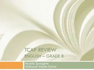 TCAP Review english – Grade 8