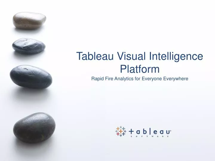 tableau visual intelligence platform