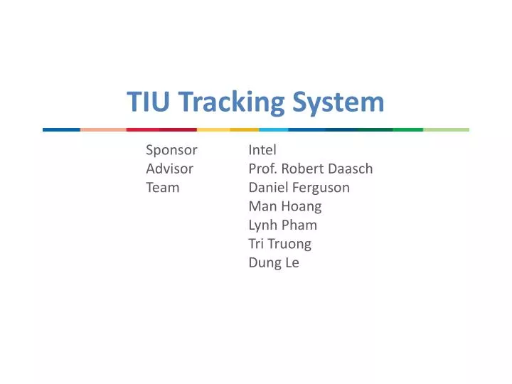 tiu tracking system