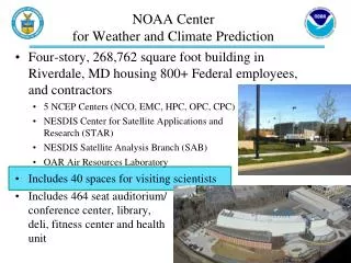 NOAA Center for Weather and Climate Prediction