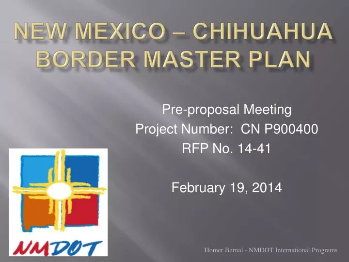 new mexico chihuahua border master plan