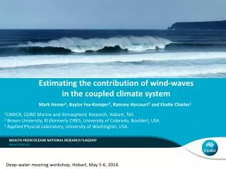 Estimating the contribution of wind-waves in the coupled climate system