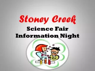 Stoney Creek Science Fair Information Night