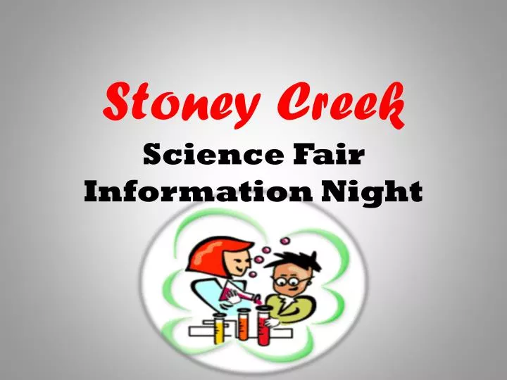 stoney creek science fair information night