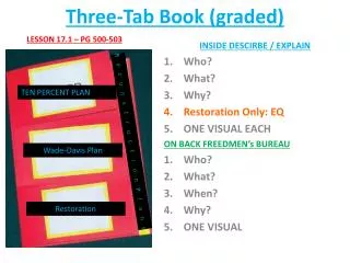 Three-Tab Book (graded)