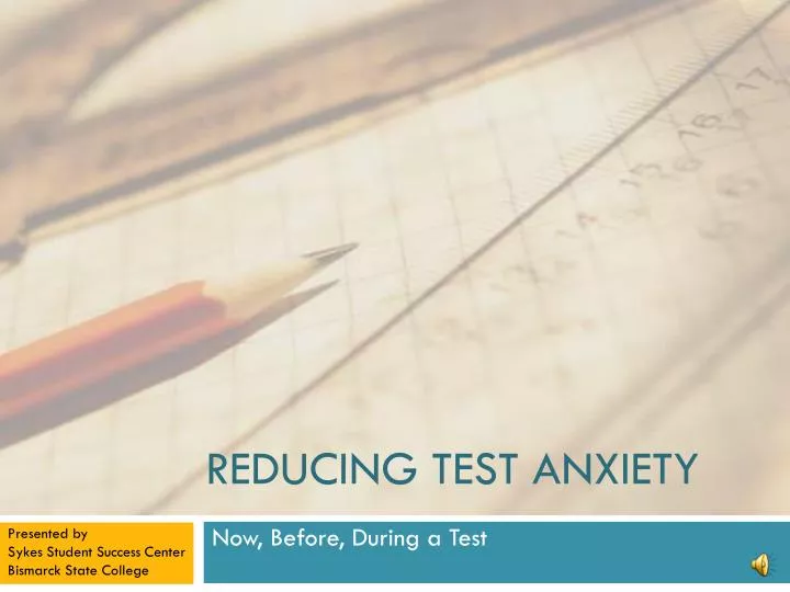 reducing test anxiety