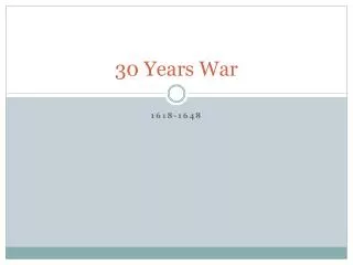 30 Years War