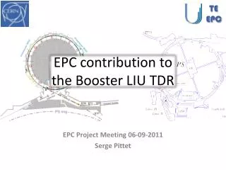 EPC contribution to the Booster LIU TDR