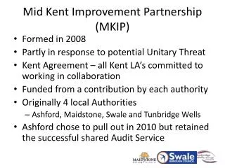 Mid Kent Improvement Partnership (MKIP)