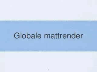 globale mattrender