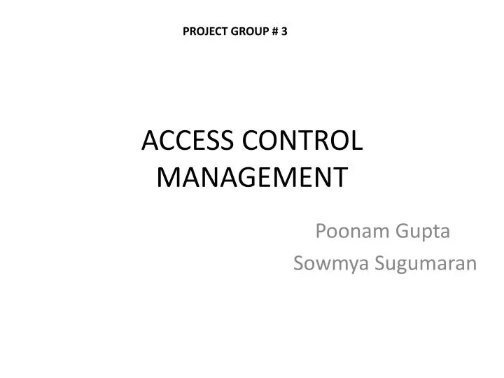 access control management