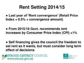 Rent Setting 2014/15
