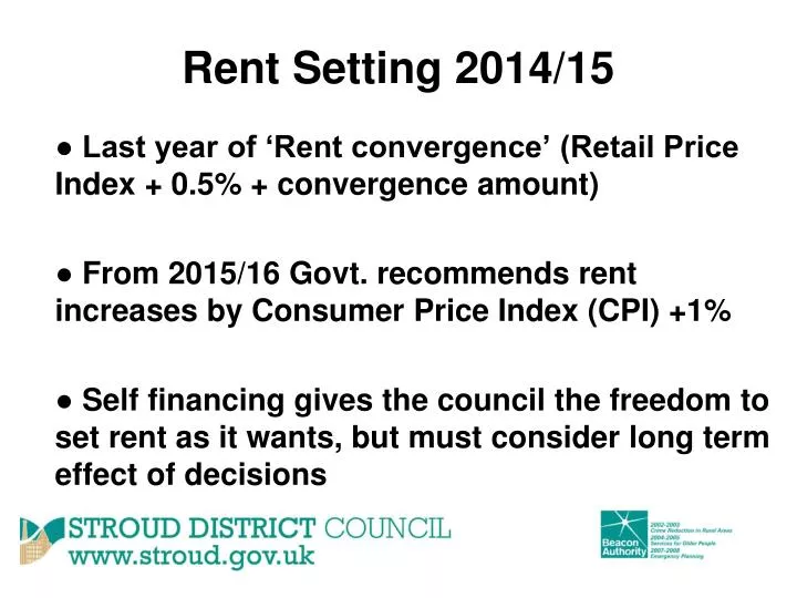 rent setting 2014 15