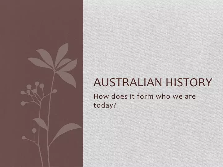 australian history