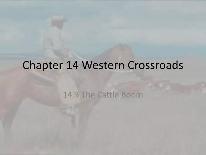 chapter 14 western crossroads
