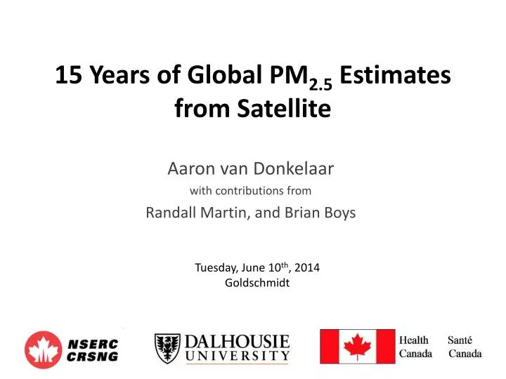 15 years of global pm 2 5 estimates from satellite