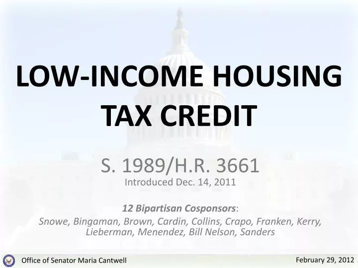 low income housing tax credit