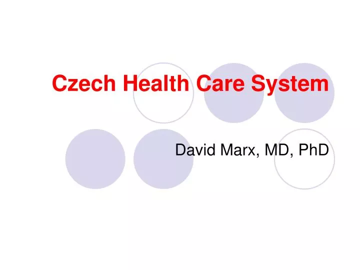 czech health care system