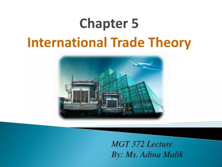 chapter 5 international trade theory