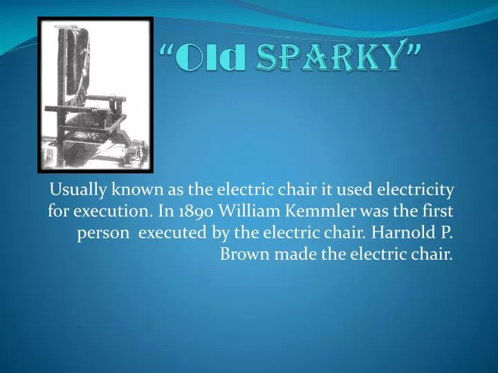 old sparky