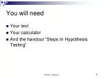 Understanding the t-Test in Hypothesis Testing: Key Concepts and Examples** - slide 1