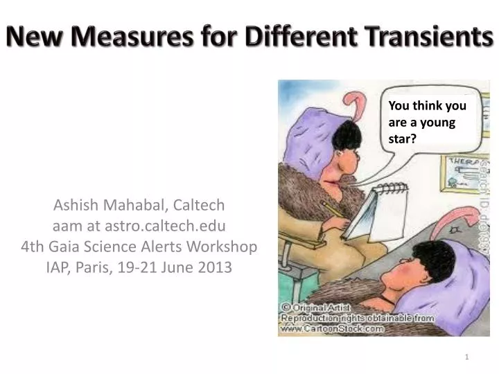 new measures for different transients